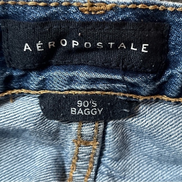 Aeropostale 90’s Baggy Destroyed Distressed Jeans - Picture 3 of 4